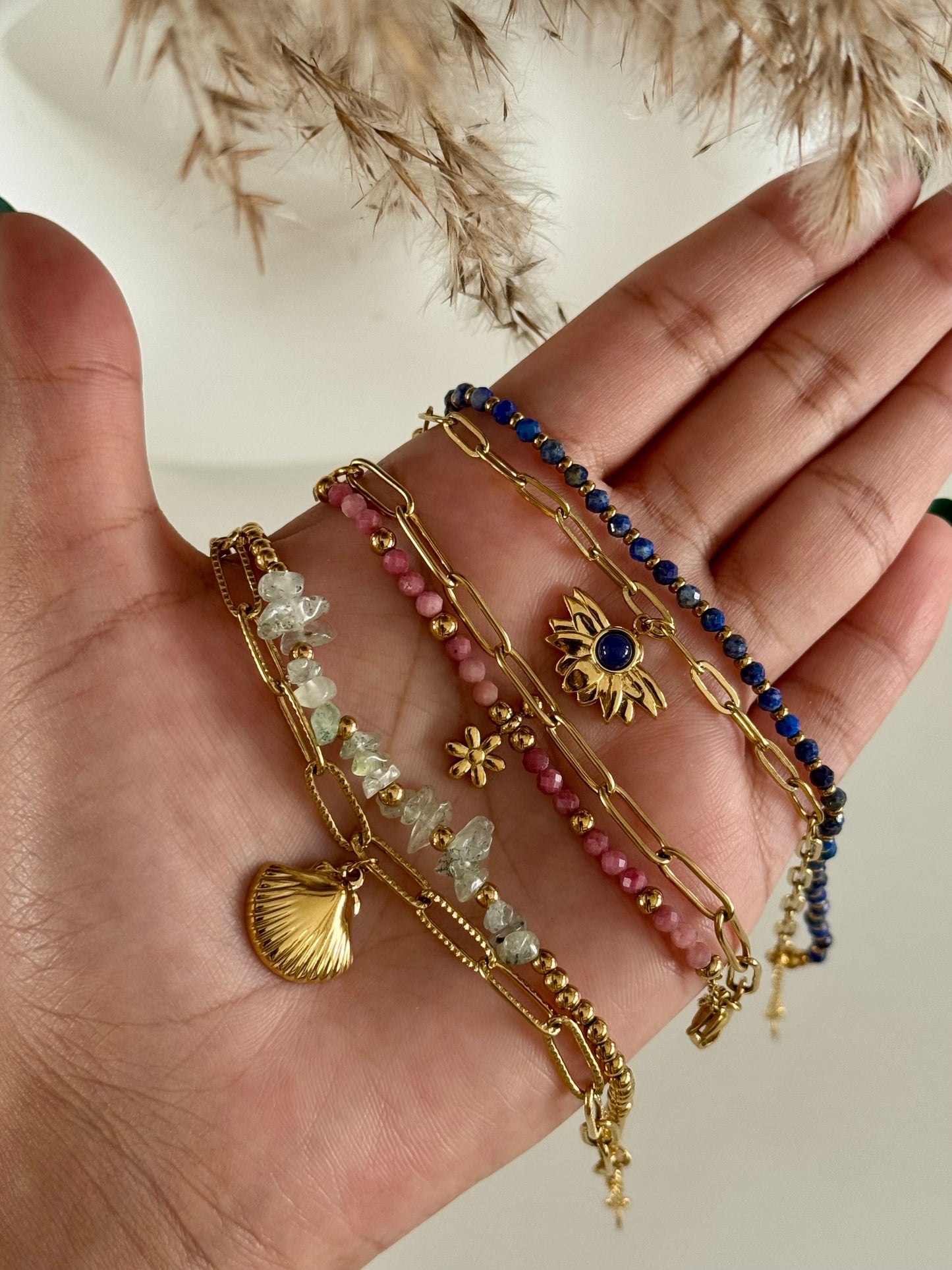 Orlina Semi Precious Stone Bracelets