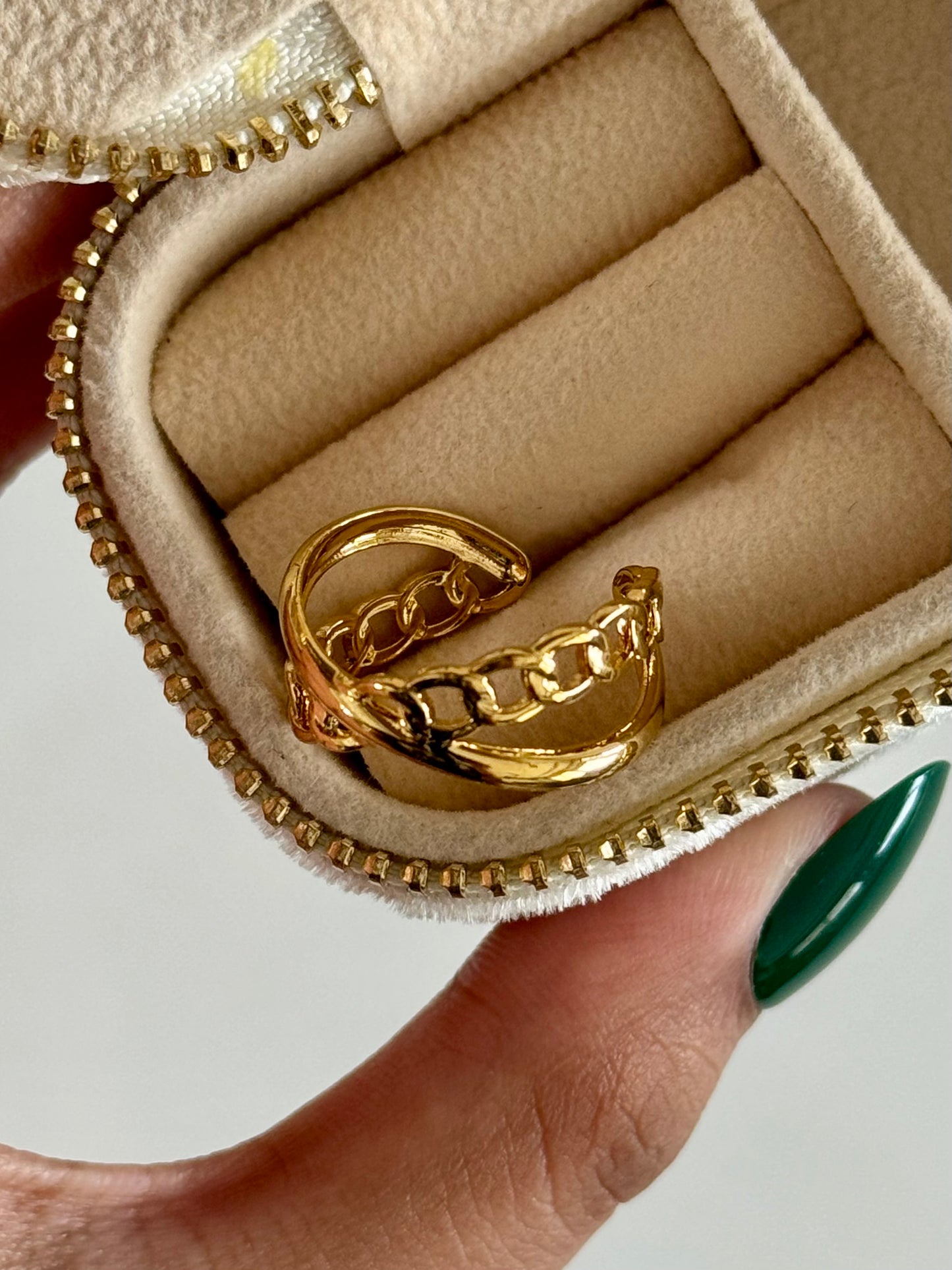 Zigzag Adjustable Ring