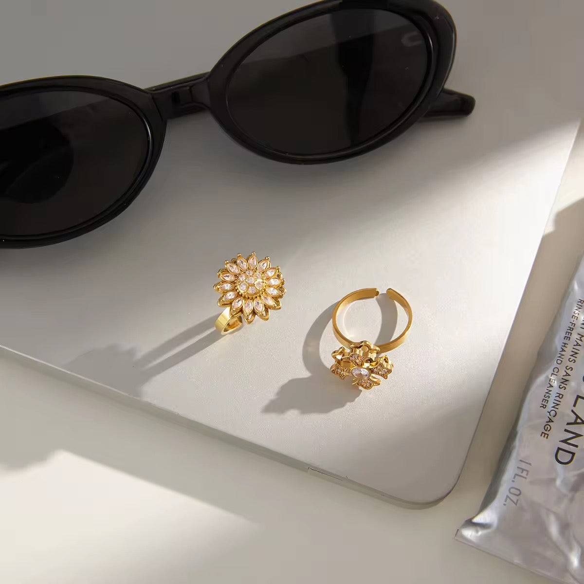 Flower Adjustable Ring