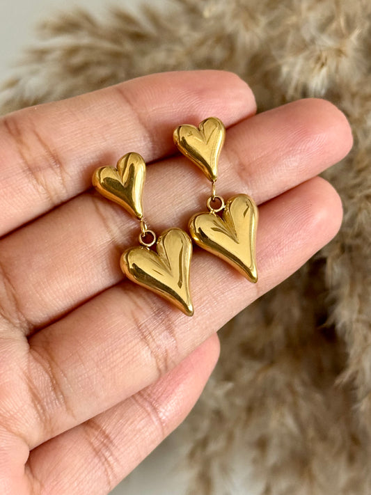 Alina Heart Earrings