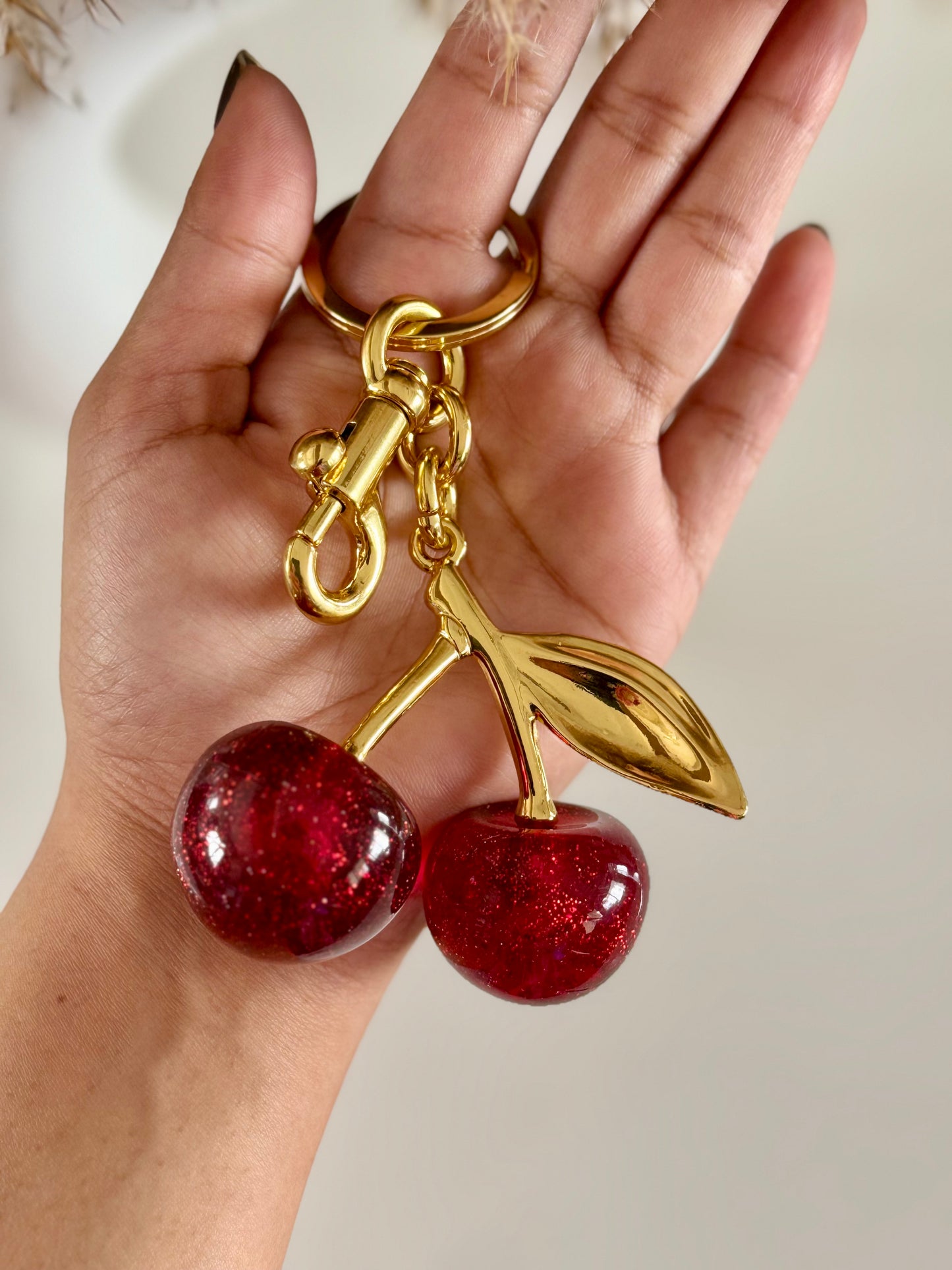 Cherry Bag Charm