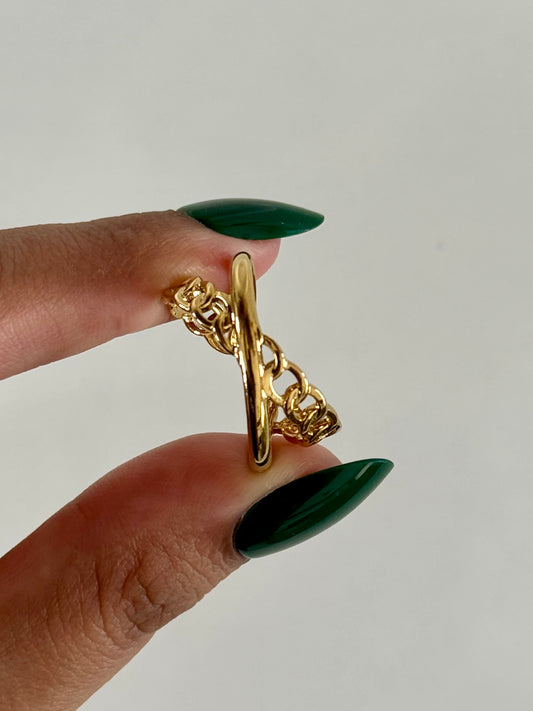Zigzag Adjustable Ring