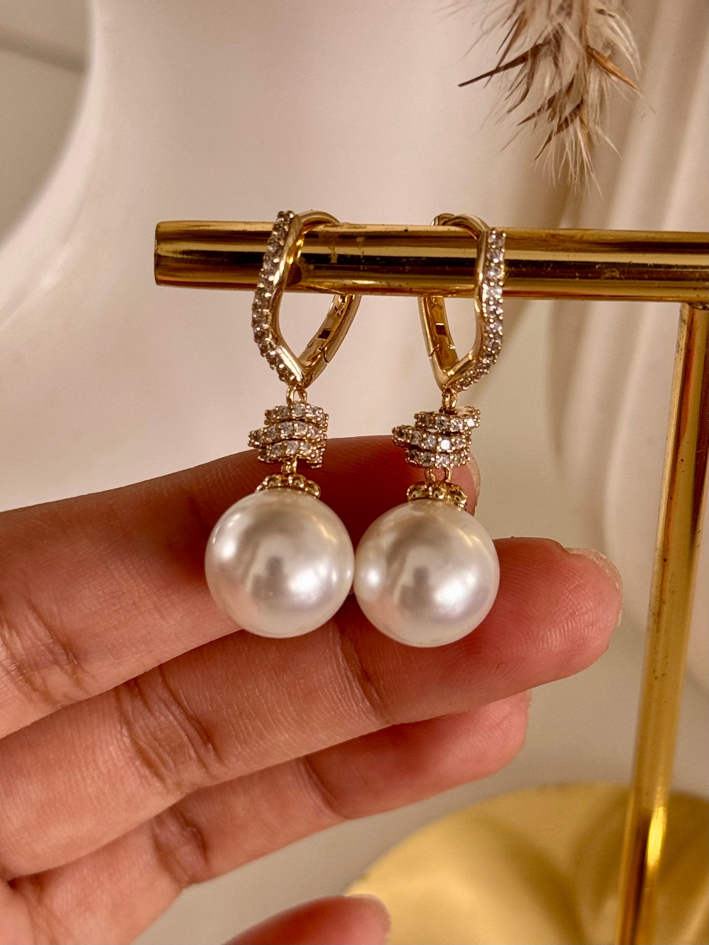 Pearl Studded Earrings