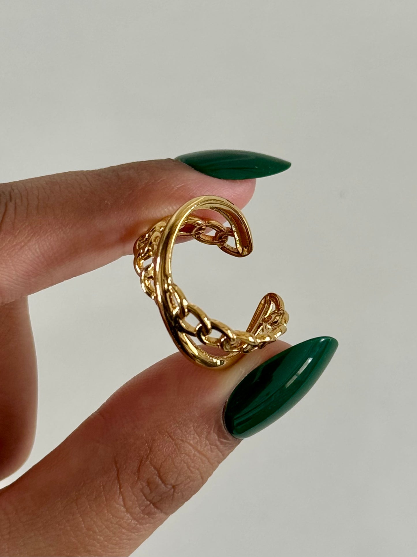 Zigzag Adjustable Ring