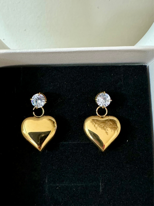 Grace Heart Earrings
