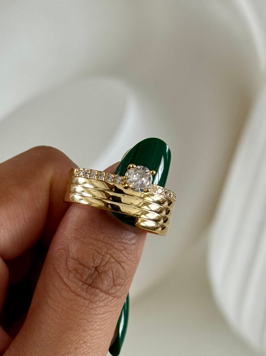 Emma Adjustable Solitaire Ring