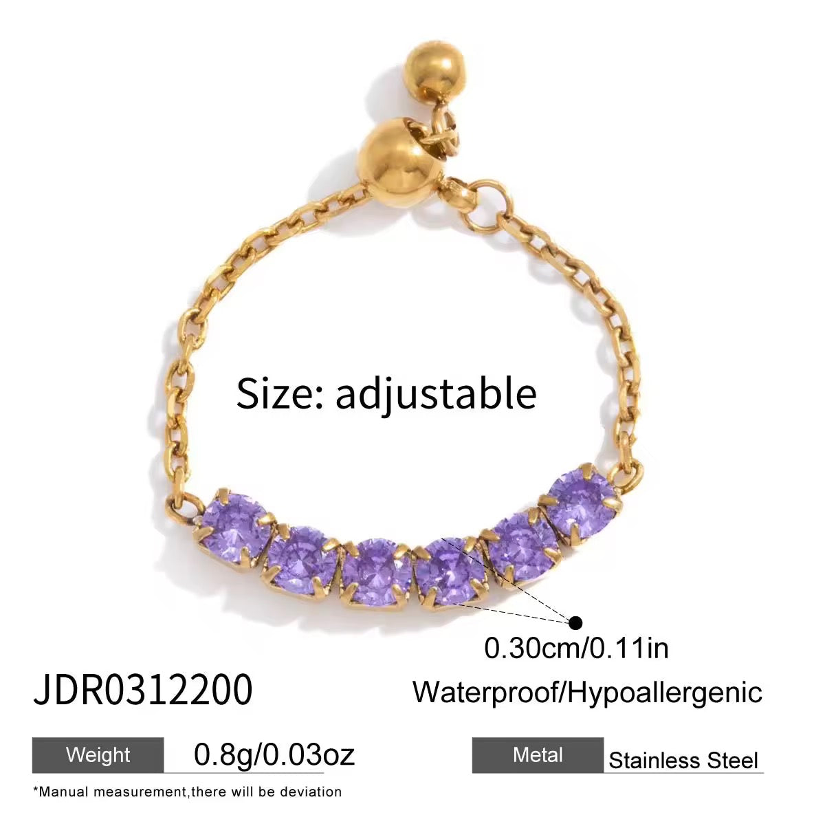 Adina Adjustable Ring