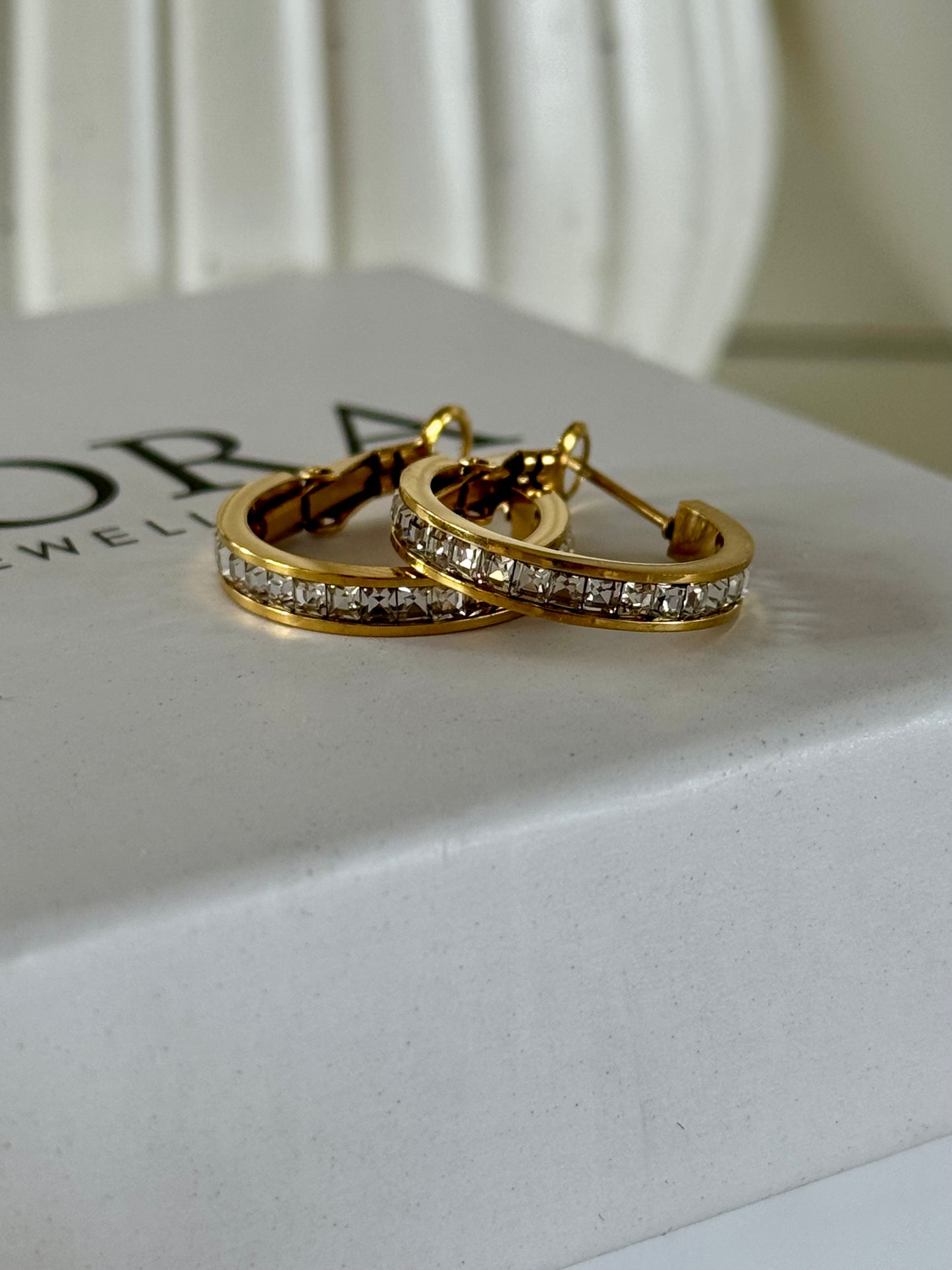 Studded Hoops