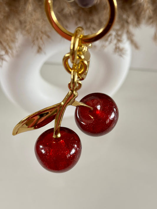 Cherry Bag Charm