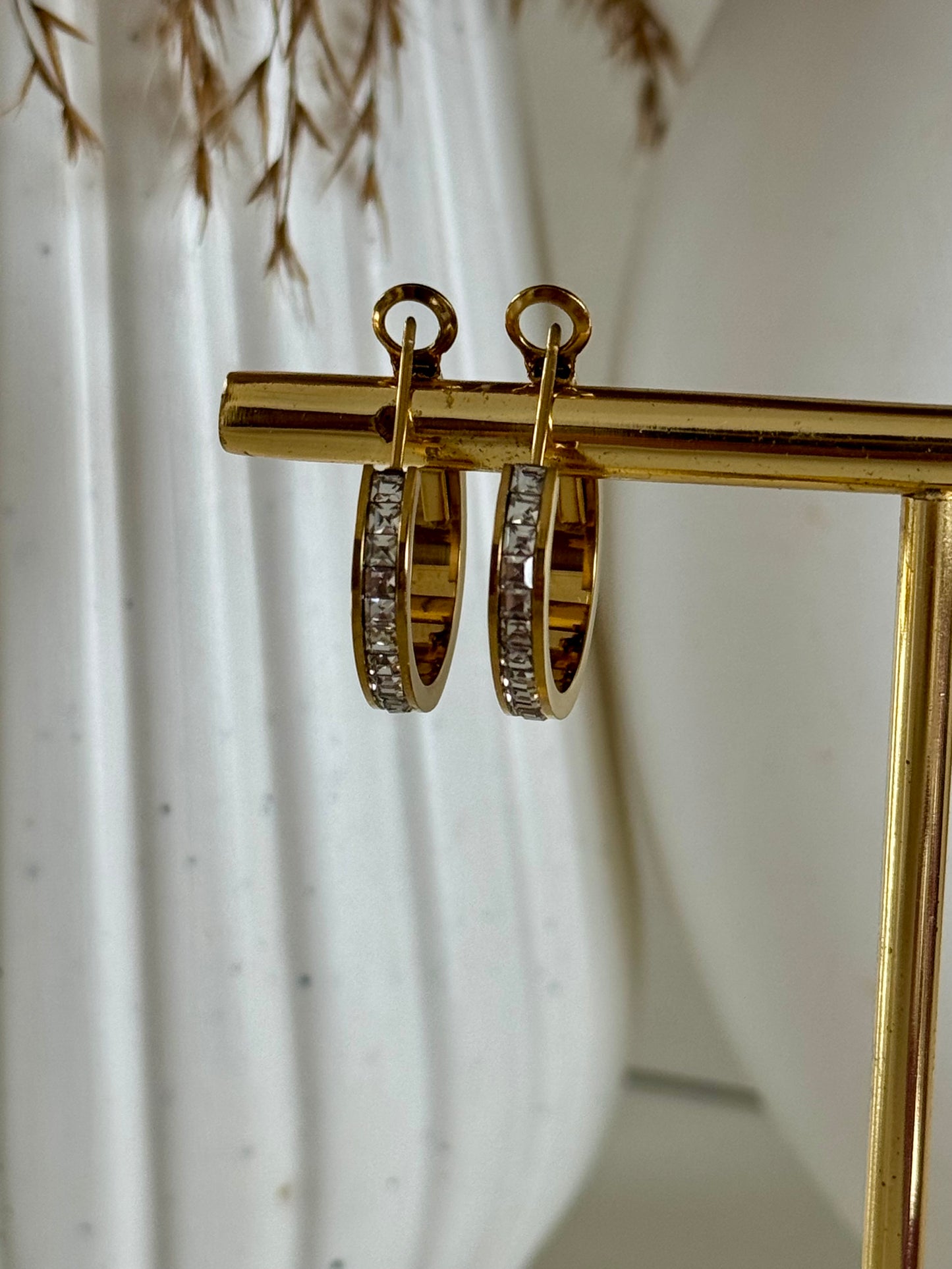 Studded Hoops