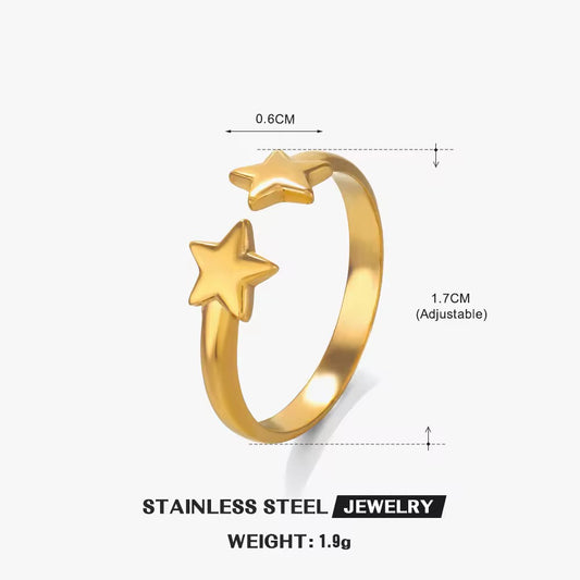 Star Adjustable Ring