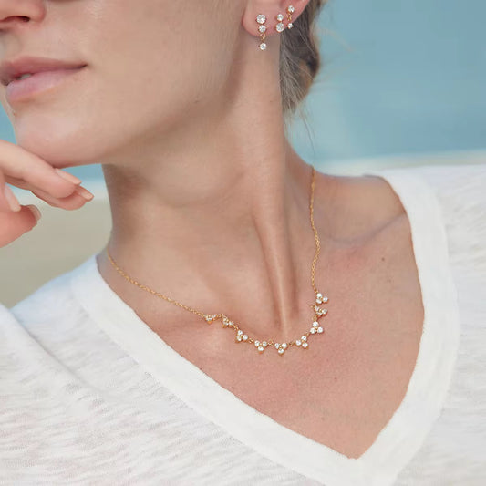 Damaris Floral Neckpiece