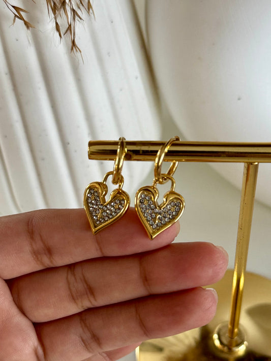 Miya Heart Earrings