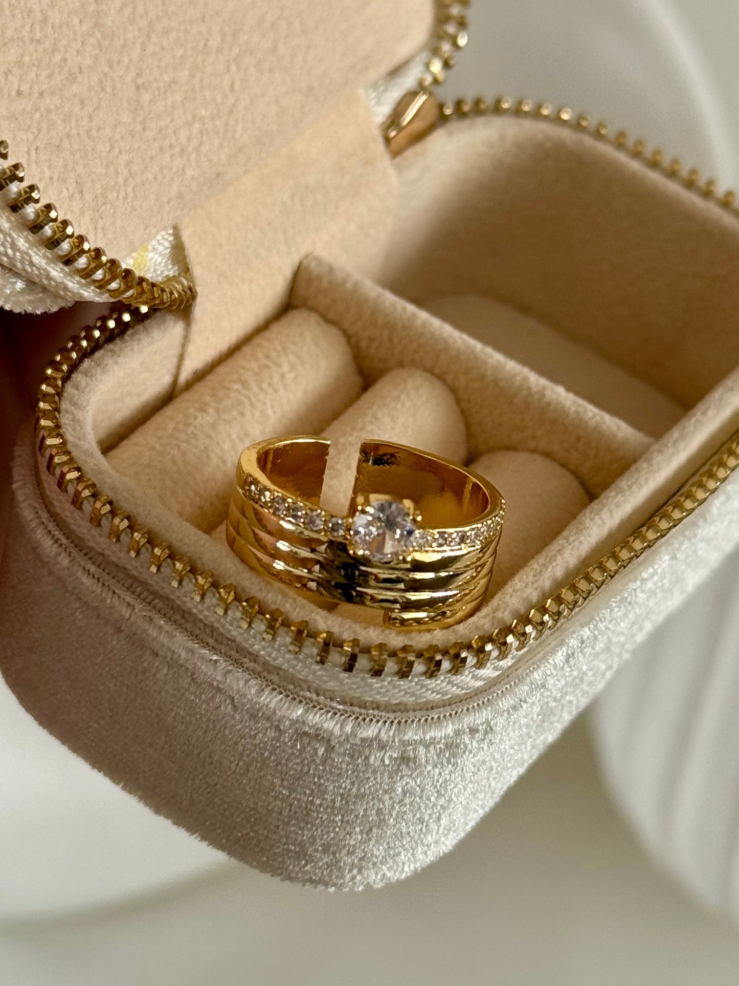 Emma Adjustable Solitaire Ring