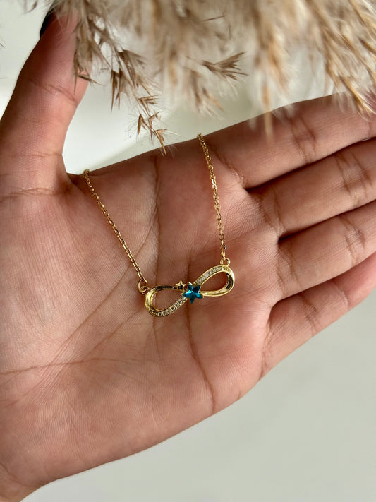 Infinity Blue Star Neckpiece