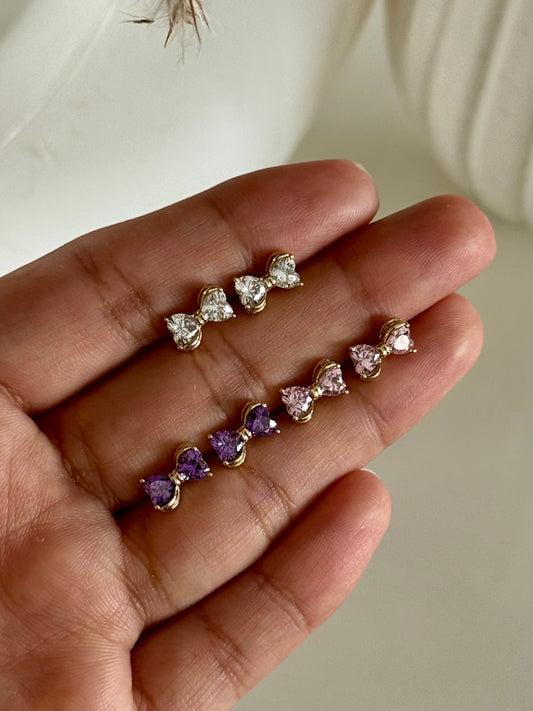 Mini Louise Bow Studs