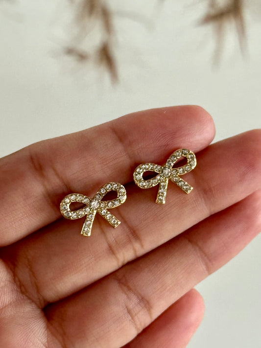 Studded Bow Studs