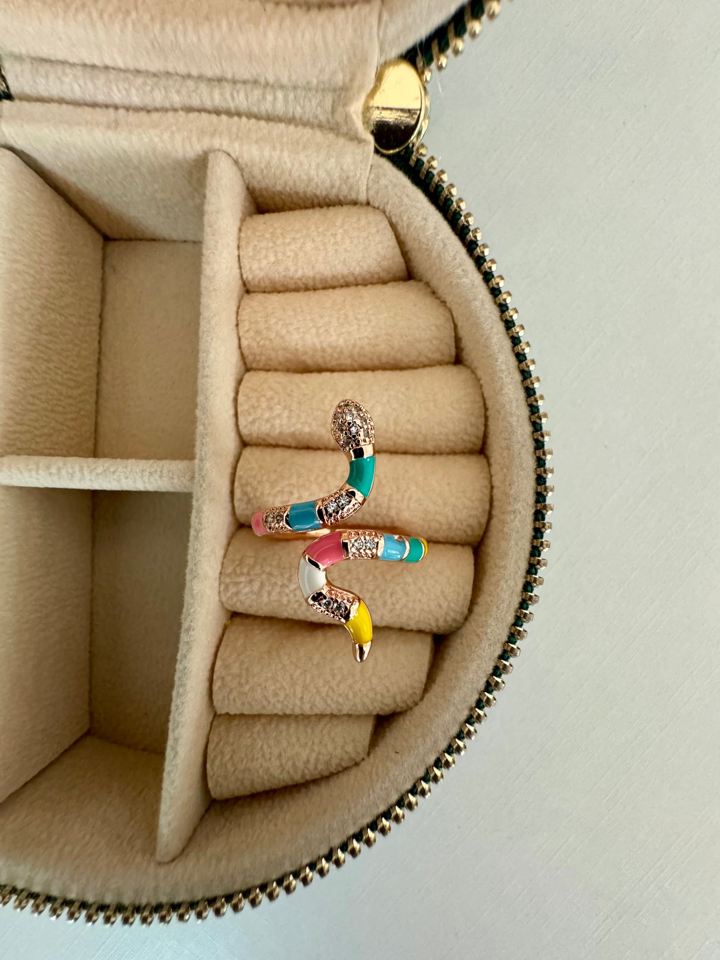 Emma Snake Adjustable Ring