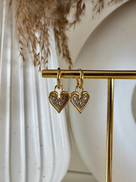 Miya Heart Earrings