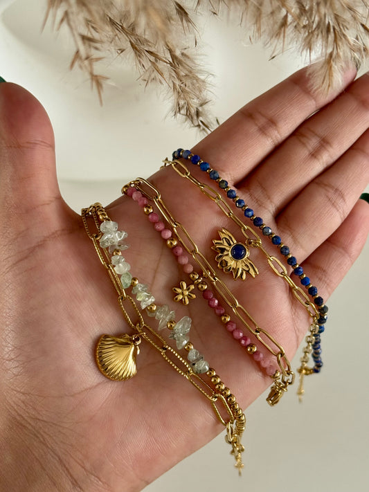 Orlina Semi Precious Stone Bracelets