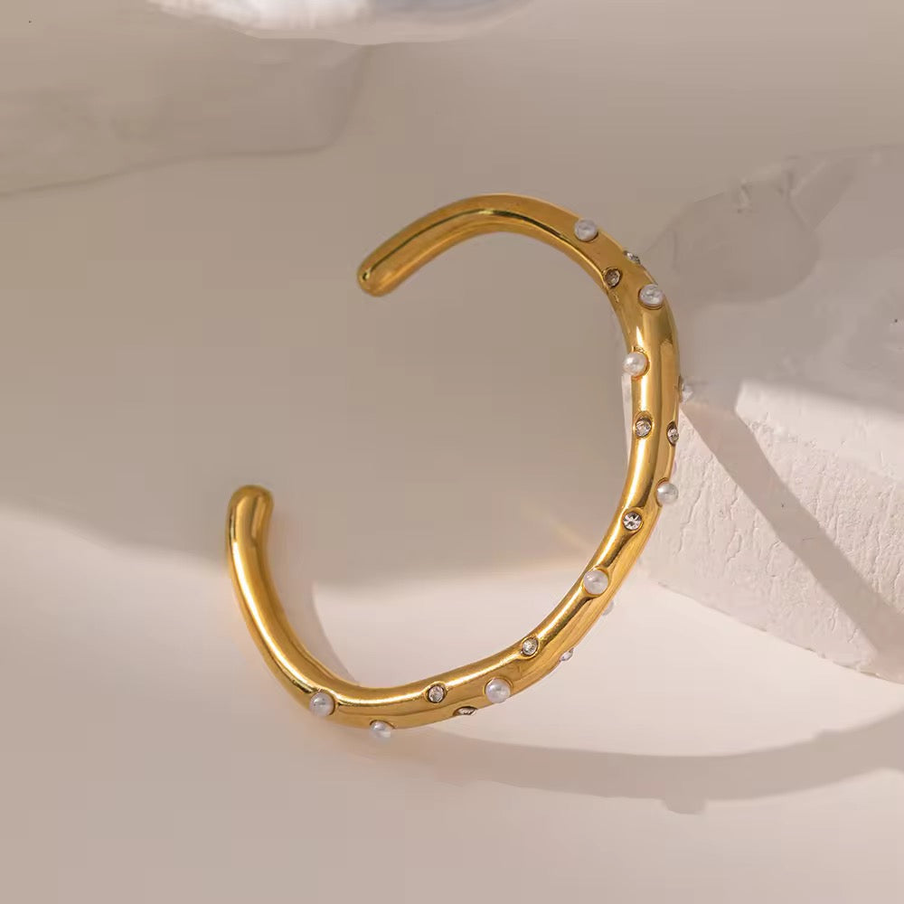 Pearl Studded Cuff