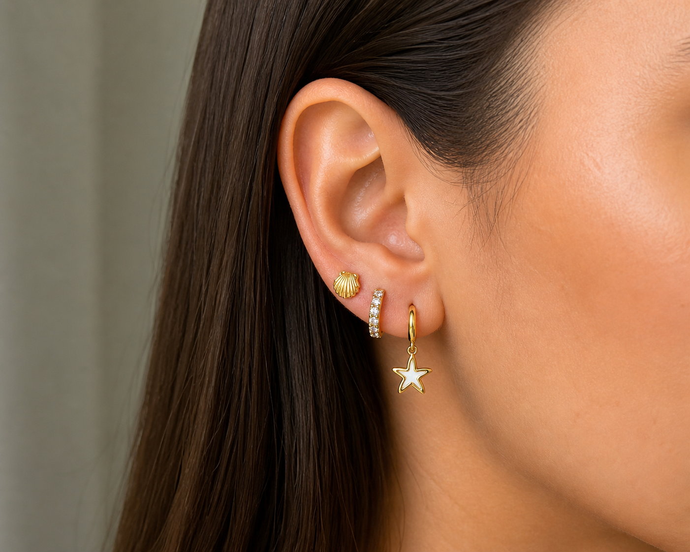 Vanié Earrings(Set Of 3)