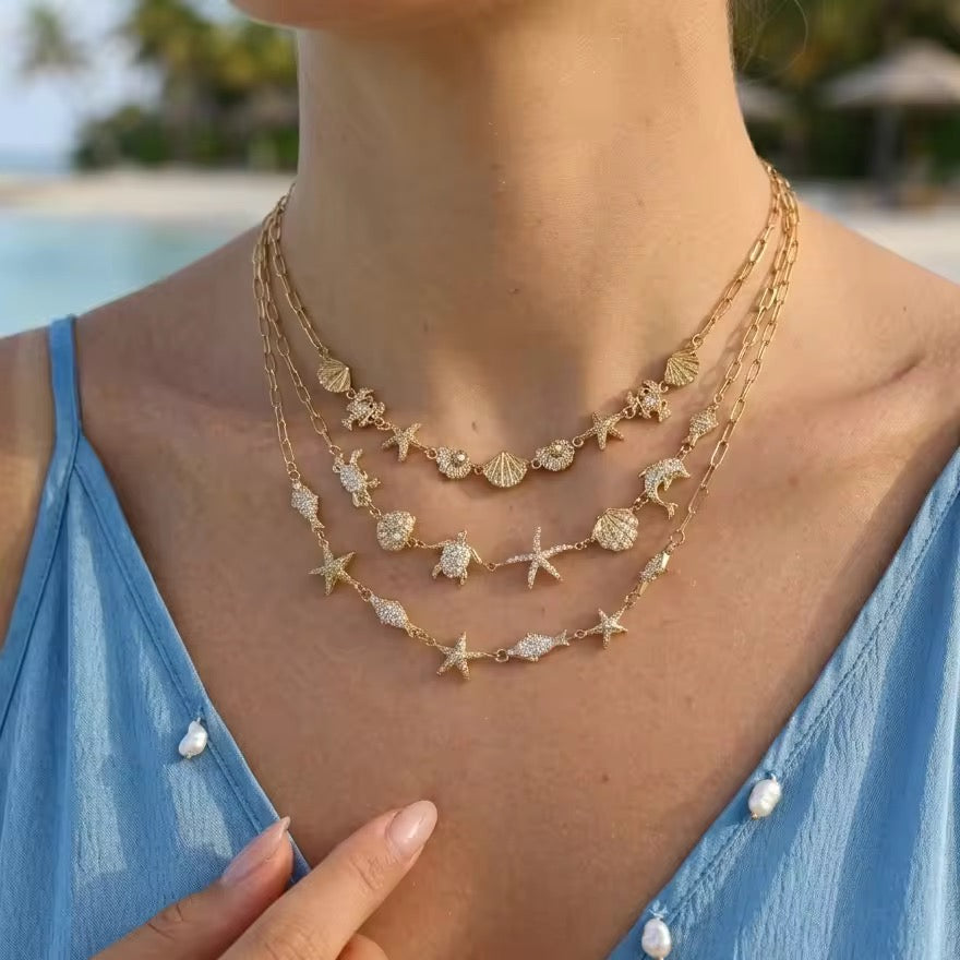 Beachy-Vibe Neckpiece