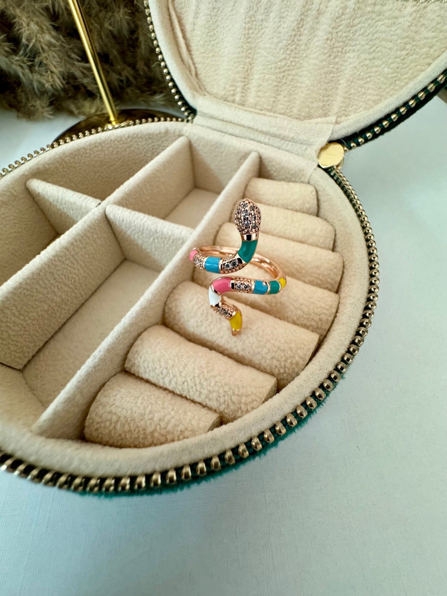Emma Snake Adjustable Ring