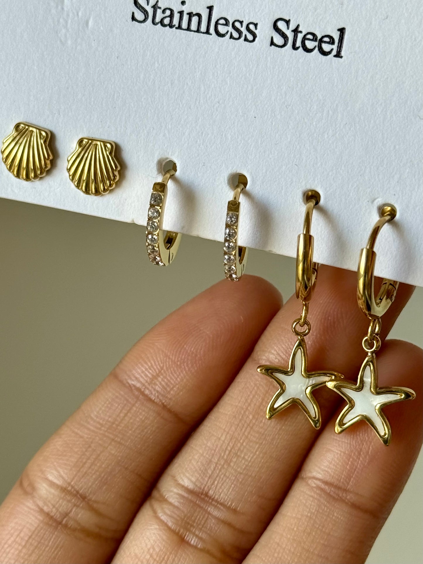 Vanié Earrings(Set Of 3)