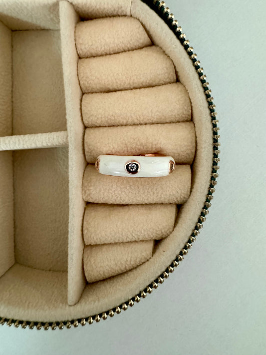 Simple-Stone Adjustable Ring