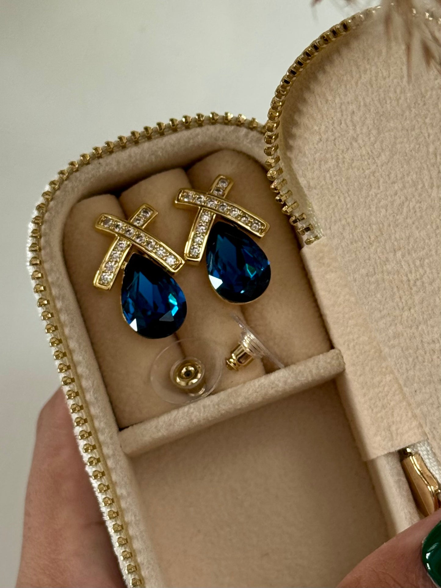 Blue Stone Earrings