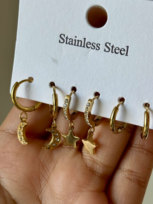 Elixia Earrings (Set Of 3)