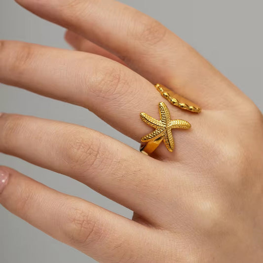 Shell Adjustable Ring