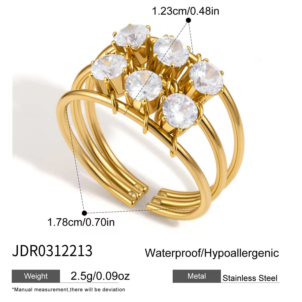 Avina Adjustable Ring