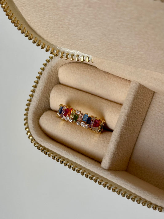 Chromia Mulicolor Adjustable Ring