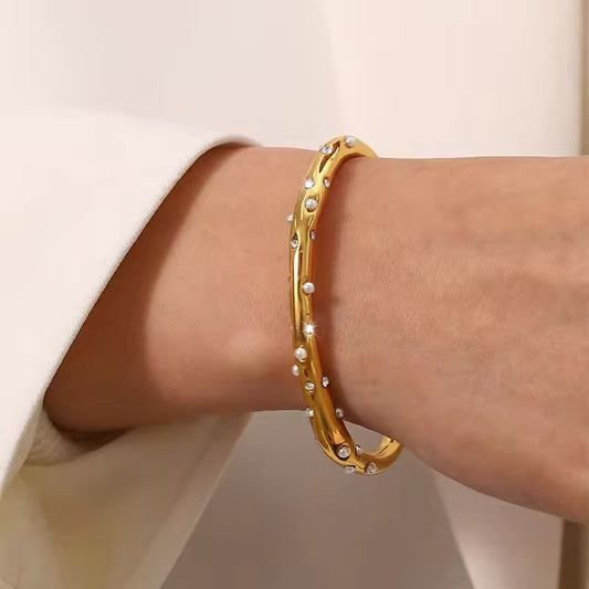 Pearl Studded Cuff