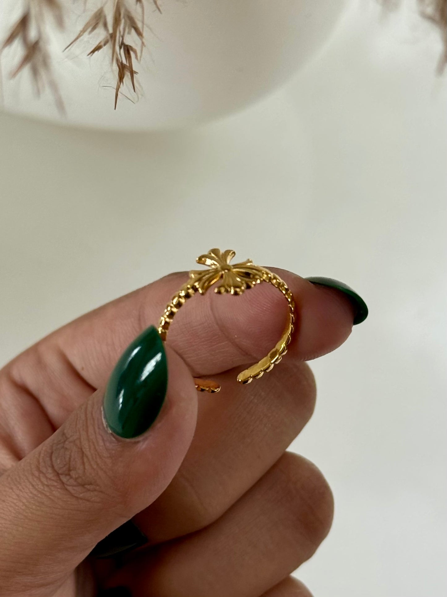 Flower Adjustable Ring