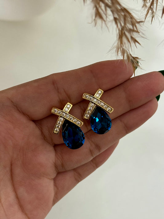 Blue Stone Earrings