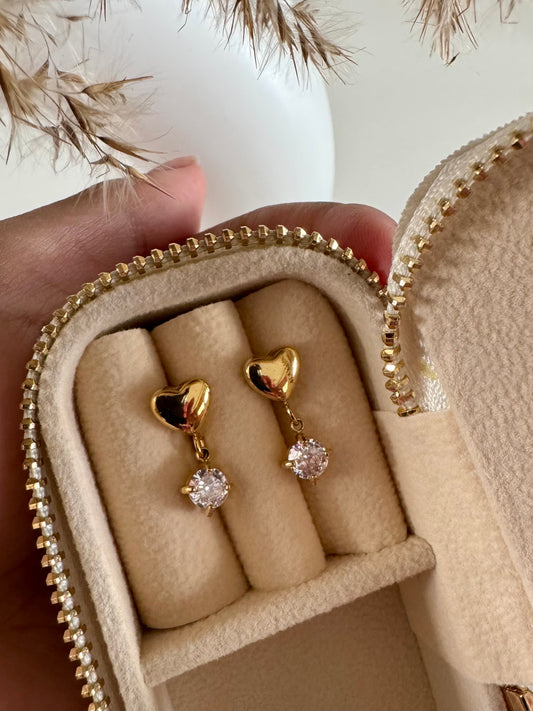 Mini Heart Earrings