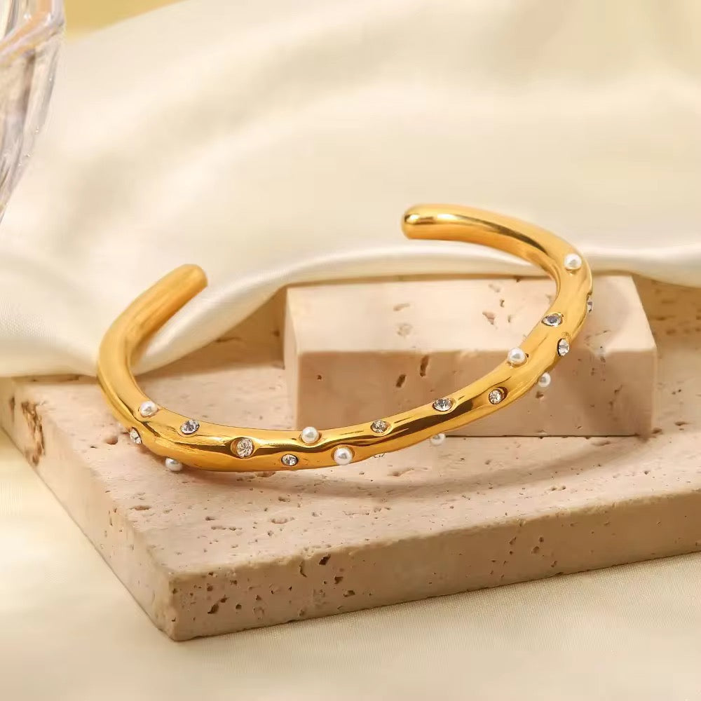Pearl Studded Cuff