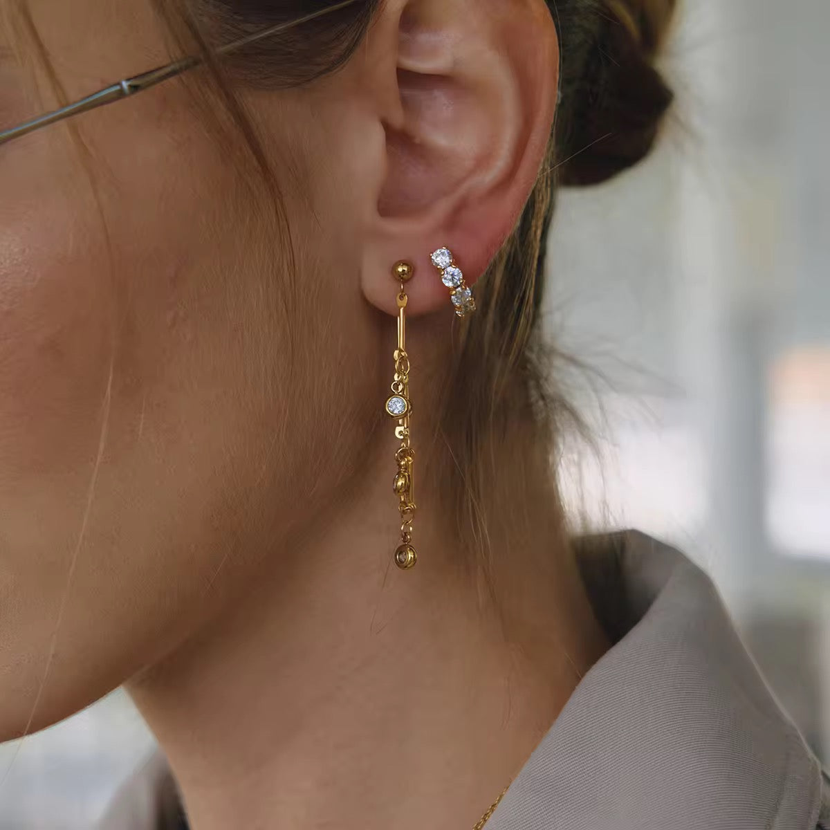 Starlit Arc Earrings