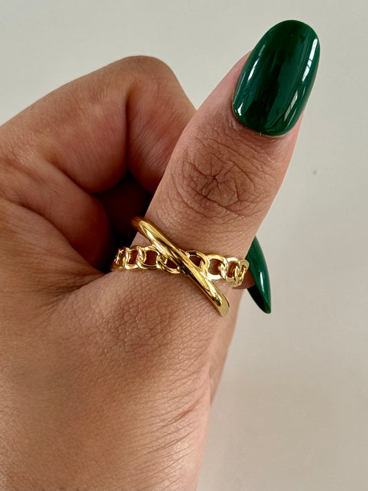 Zigzag Adjustable Ring