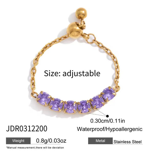 Adina Adjustable Ring