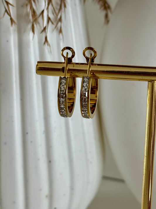 Studded Hoops
