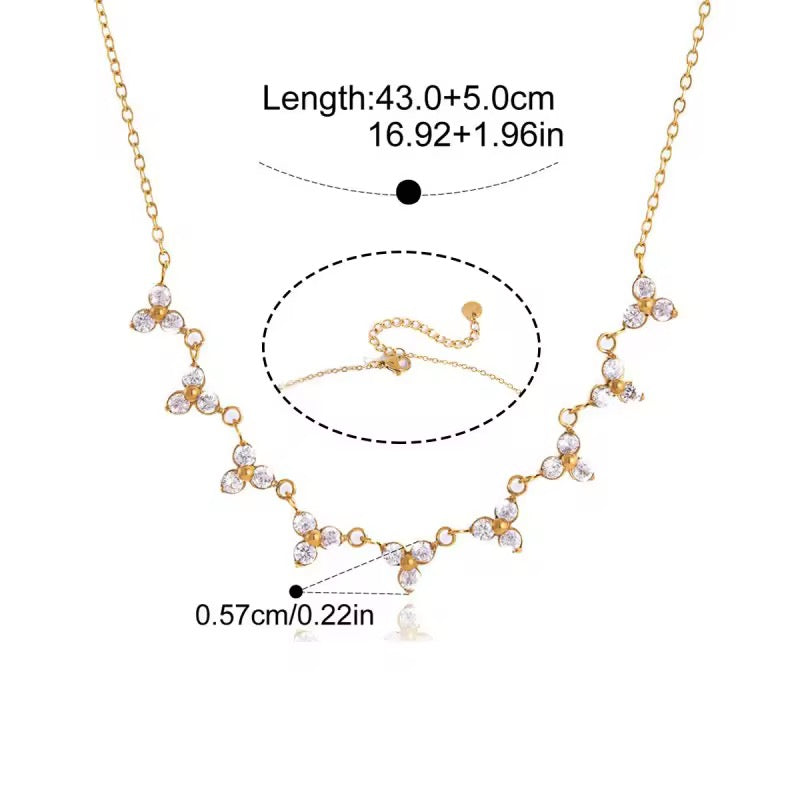 Damaris Floral Neckpiece