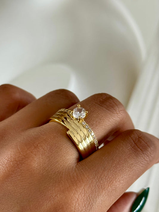 Emma Adjustable Solitaire Ring