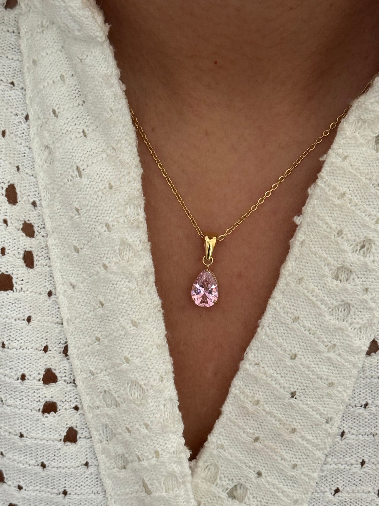 Rosé Drop Neckpiece