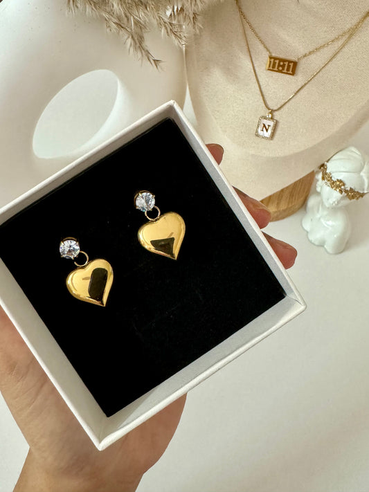 Grace Heart Earrings