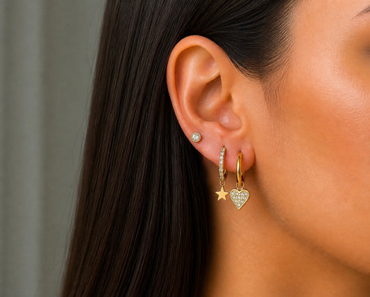 Selune Earrings(Set Of 3)