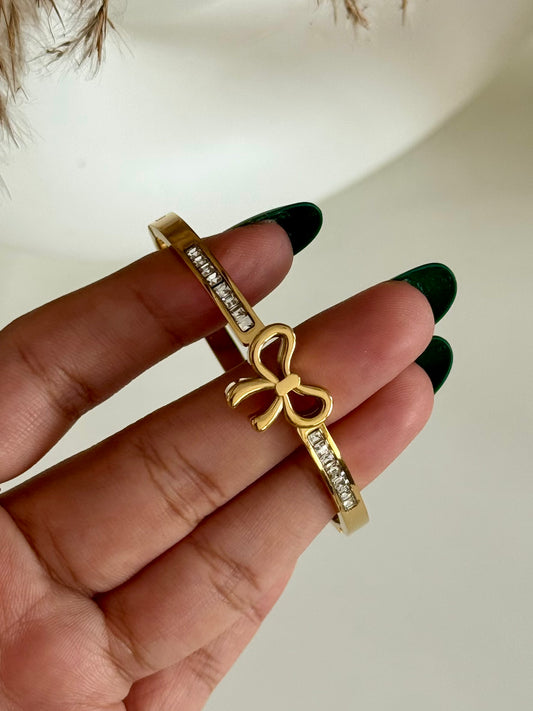 Cute Bow Thin Wrist Kada